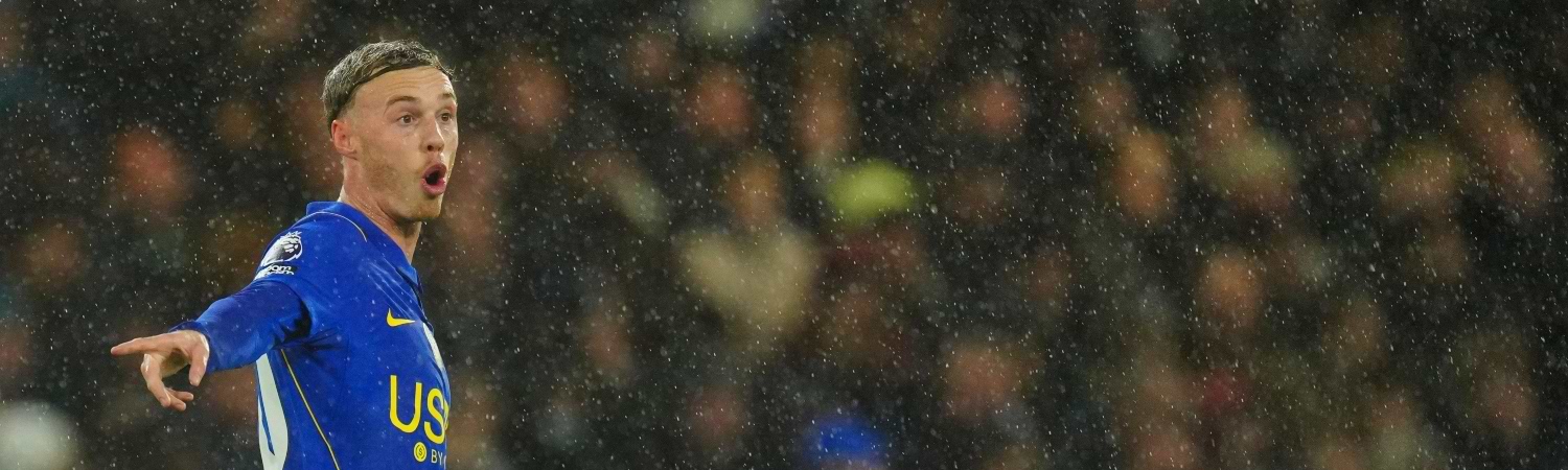 Cole Palmer en el Chelsea vs Manchester United