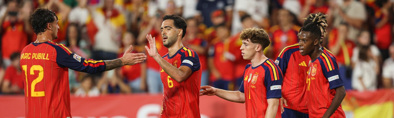 Españoles en el Croacia vs España de Nations League