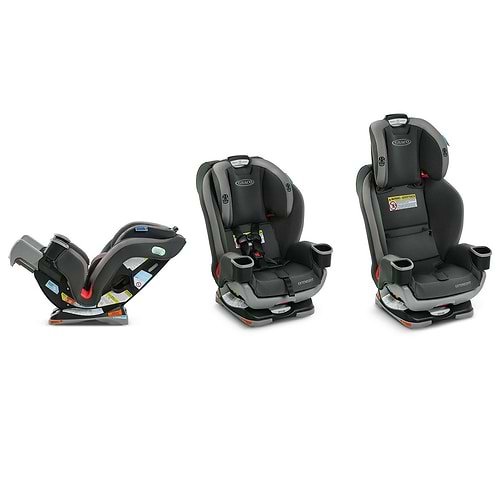 כסא בטיחות משולב בוסטר אקסטנד 2 פיט Extend2Fit - שחור/לבן Hamilton