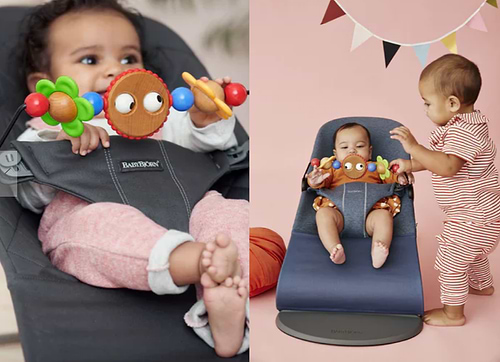 צעצוע עץ לטרמפולינה Baby Bouncer 