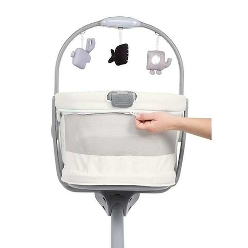 עריסה משולבת עם טרמפולינה וכיסא האכלה Baby Hug 4 In 1 AIR אייר - בז' Beige