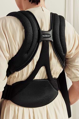 מנשא תינוק מוב Move הכולל ריפוד מבד נושם 3D MESH - שחור Black