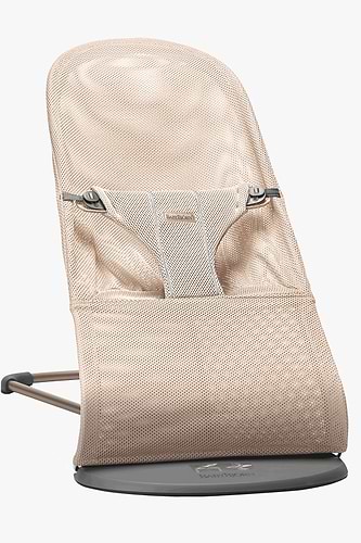‏טרמפולינה לתינוק Baby Bouncer בד נושם Mesh -  ורוד בהיר Pearly pink