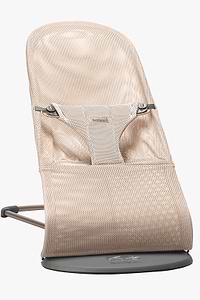‏טרמפולינה לתינוק Baby Bouncer בד נושם Mesh -  ורוד בהיר Pearly pink בייבי ביורן