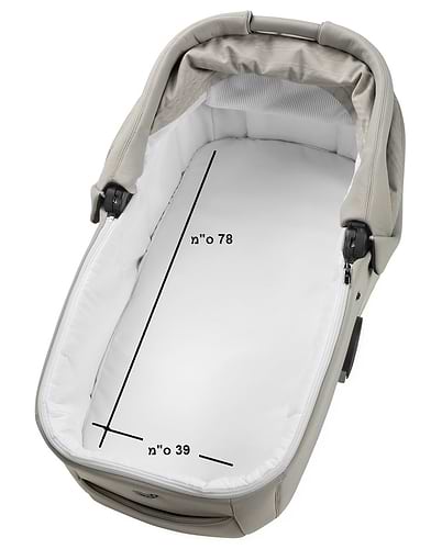 עגלה תינוק ויואצ'ה Vivace קומפקטית במיוחד הכוללת עריסה מפוארת - מהדורה מיוחדת FIAT 500