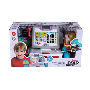 קופה רושמת עם מיקרופון – דובר עברית ספארק טויס