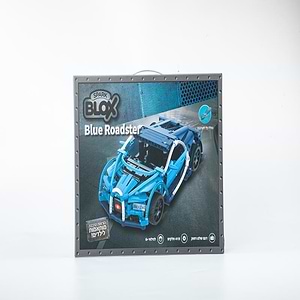 BLOX טכניקס רכב ספורט כחול +שלט ספארק טויס