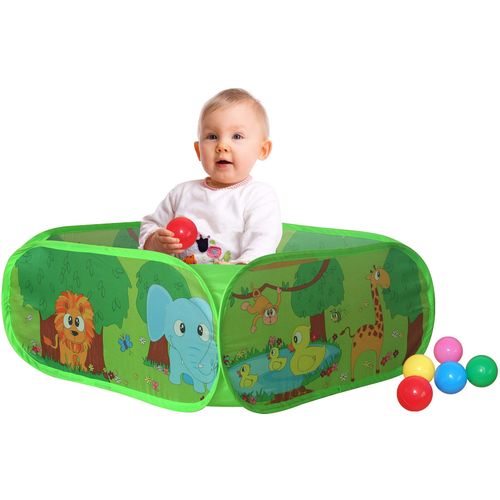 בריכת IPLAY עם כדורים לפנים ולחוץ איי פליי