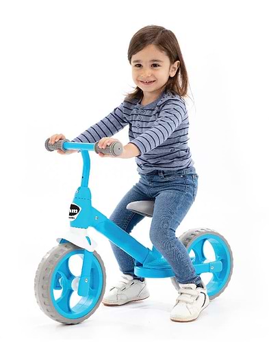 אופני איזון גלגל רחב צבע תכלת פסטל