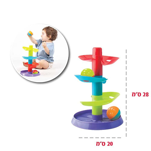 מגדל כדורים מתגלגלים