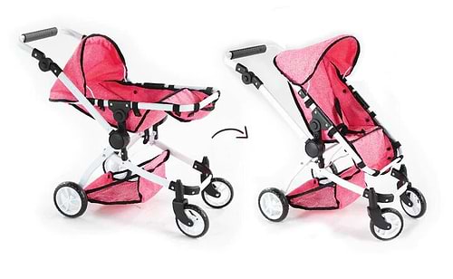 עגלת טיולון לבובה ארבעה גלגלים