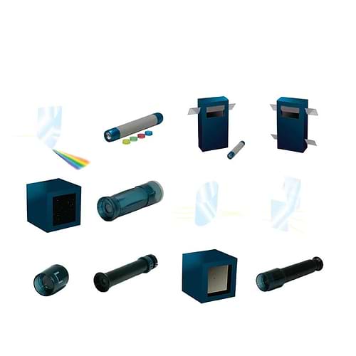 ערכת ניסויים באופטיקה 12 פעילויות במארז 1