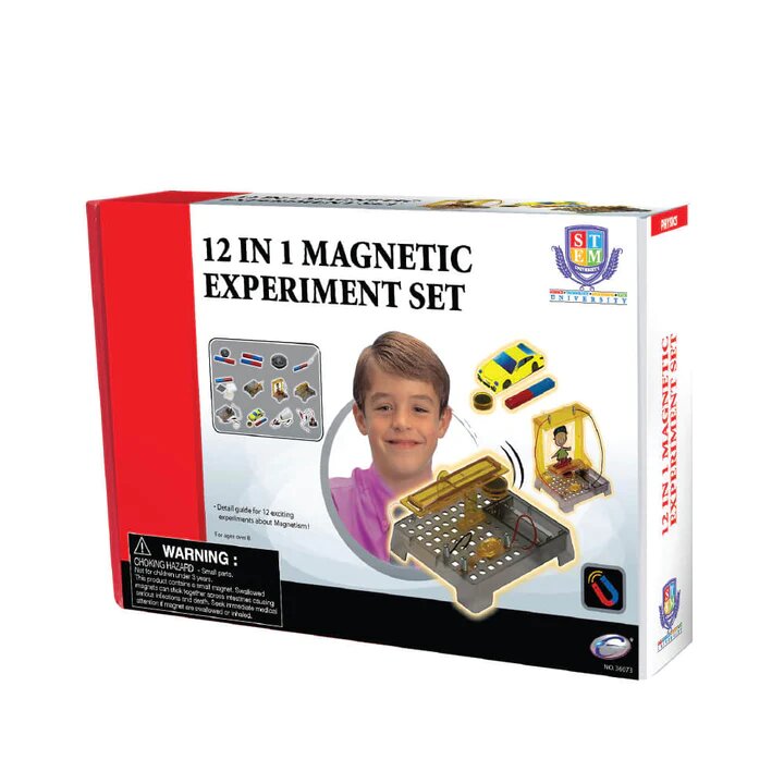 ערכת ניסויים במגנטים 12 פעילויות במארז 1