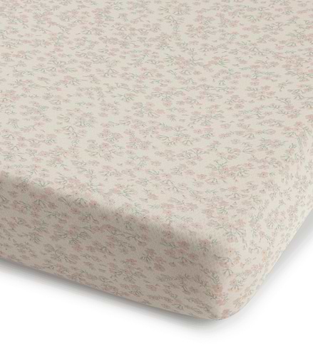 סדין לעריסה NINO צבע FLORAL MIST
