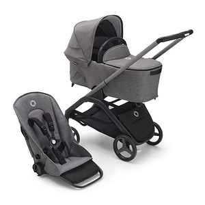 עגלת בוגבו דרגונפליי Bugaboo צבע: ‏‏‏‏‏‏‏‏‏‏‏‏‏‏‏‏‏‏‏‏ ‏‏‏‏מרכב גרפיט, עריסה וטיולון אפור מלאנג', גגון אפור מלאנג'