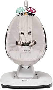 ממרו mamaroo מפוארת צבע אפור - דגם 5.0 נדנדה לתינוק בטכנולוגיה מתקדמת, אפשרות חיבור לבלוטוס, עם 5 תנועות נדנוד יחודיות. 4moms 4מאמס