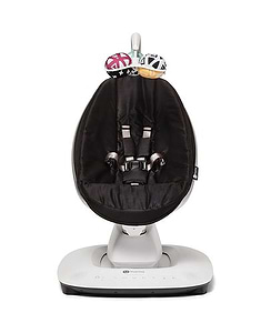 ממרו mamaroo מפוארת צבע שחור - דגם 5.0 נדנדה לתינוק בטכנולוגיה מתקדמת, אפשרות חיבור לבלוטוס, עם 5 תנועות נדנוד יחודיות. 4moms 4מאמס