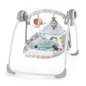 מיני נדנדה חיות שובבות תגיס ברייט סטארטס bright starts מגיל לידה ועד משקל 9 ק"ג