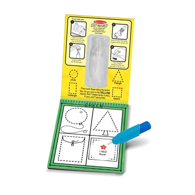 חוברת טוש המים צורות וצבעים מבית מליסה ודאג Melissa And Doug