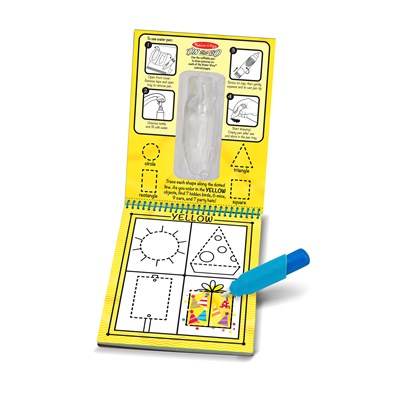 חוברת טוש המים צורות וצבעים מבית מליסה ודאג Melissa And Doug