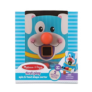 מיון צורות מסתובב בצורת כלב מבית מליסה ודאג Melissa And Doug מליסה אנד דאג