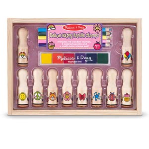 ערכה חותמות ידית מעץ גדול מבית מליסה ודאג Melissa And Doug