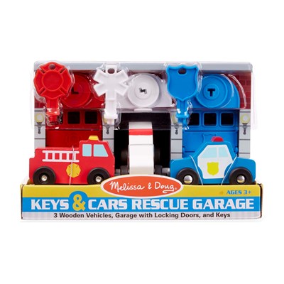 מוסך מכוניות ומפתחות מבית מליסה ודאג Melissa And Doug