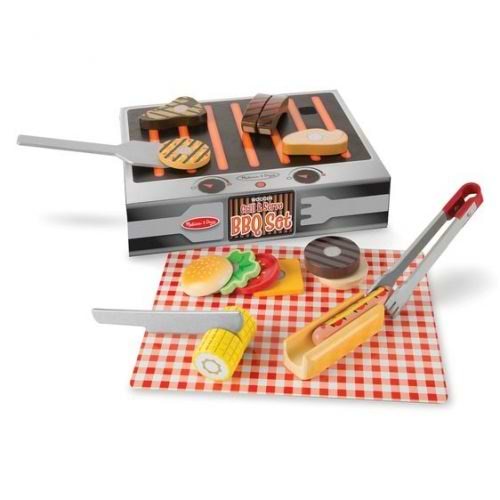 ערכת גריל מנגל מעץ איכותי מבית מליסה ודאג Melissa And Doug מליסה אנד דאג