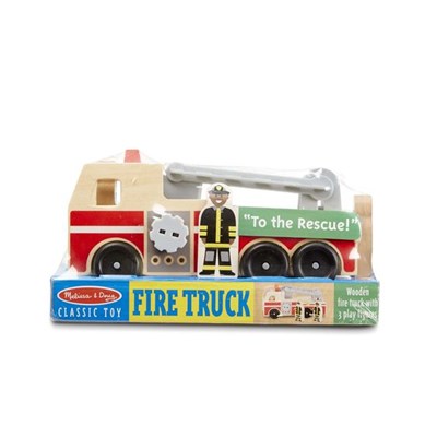 כבאית מעץ איכותי מבית מליסה ודאג Melissa And Doug