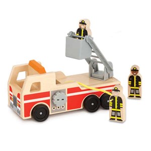 כבאית מעץ איכותי מבית מליסה ודאג Melissa And Doug