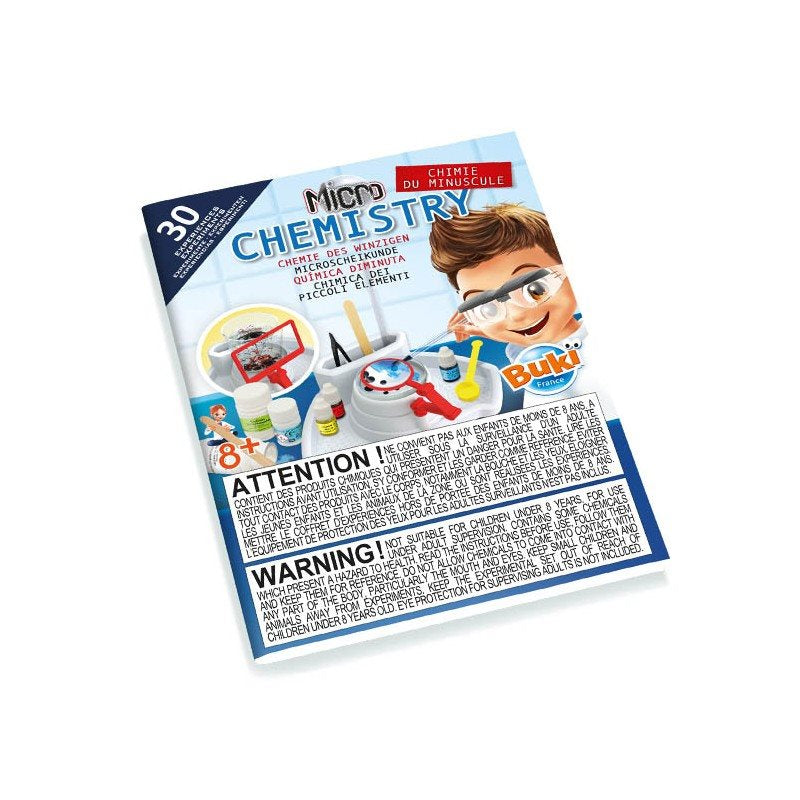 מיקרוסקופ כימיה - 30 ניסויים מבית בוקי צרפת Buki France