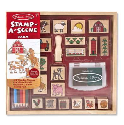 סט חותמות חווה מבית מליסה ודאג Melissa And Doug מליסה אנד דאג