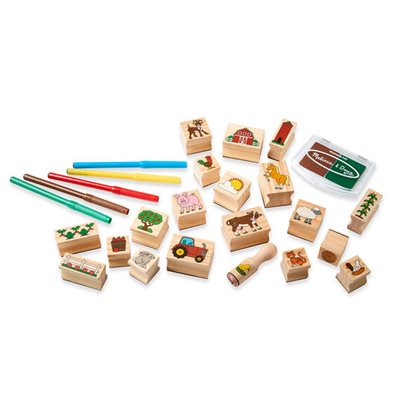 סט חותמות חווה מבית מליסה ודאג Melissa And Doug