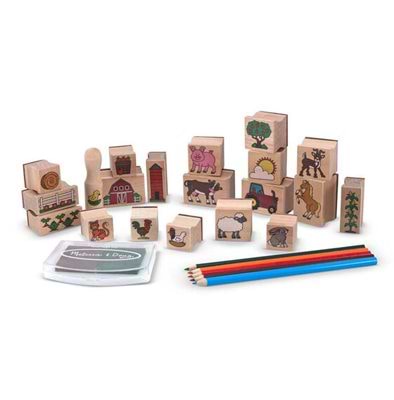סט חותמות חווה מבית מליסה ודאג Melissa And Doug