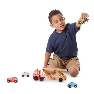 רכב נושא רכבי הצלה מבית מליסה ודאג Melissa And Doug
