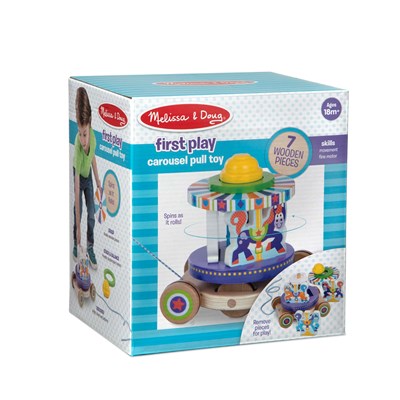 צעצוע משיכה קרוסלה מבית מליסה ודאג Melissa And Doug