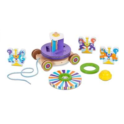 צעצוע משיכה קרוסלה מבית מליסה ודאג Melissa And Doug