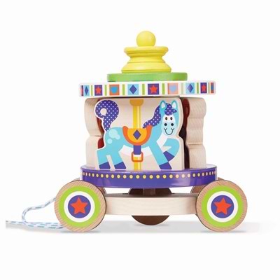 צעצוע משיכה קרוסלה מבית מליסה ודאג Melissa And Doug