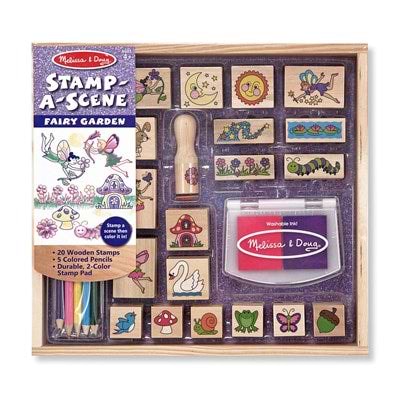 סט חותמות ענק - גינת הפיות מבית מליסה ודאג Melissa And Doug