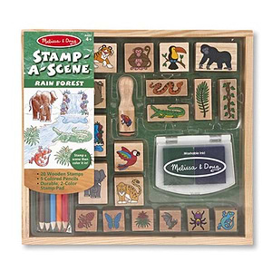 סט חותמות ענק - יער הגשם מבית מליסה ודאג Melissa And Doug מליסה אנד דאג