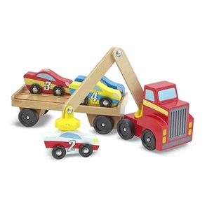 משאית גרר מגנטית מעץ איכותי מבית מליסה ודאג Melissa And Doug / חסר במלאי מליסה אנד דאג