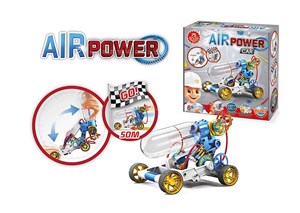 ערכת מדע לבניית מכונית מרוץ על לחץ אוויר להרכבה מבית בוקי צרפת Buki France