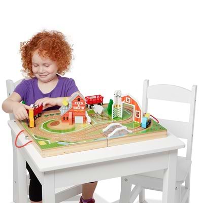 ערכת חווה מעץ נוחה לנסיעה מבית מליסה ודאג Melissa And Doug