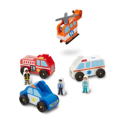 מארז רכבי הצלה מבית מליסה ודאג Melissa And Doug