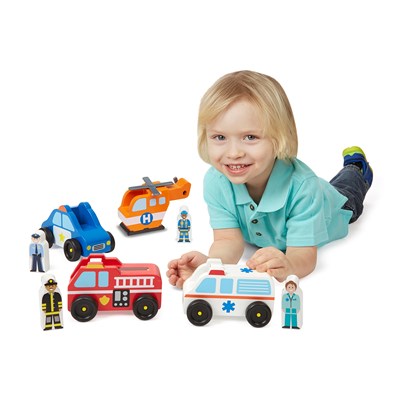 מארז רכבי הצלה מבית מליסה ודאג Melissa And Doug