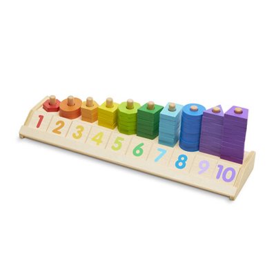 צורות צבעים ומספרים - מבית מליסה ודאג Melissa And Doug מליסה אנד דאג