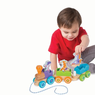 רכבת חיות לפעוטות מבית מליסה ודאג Melissa And Doug