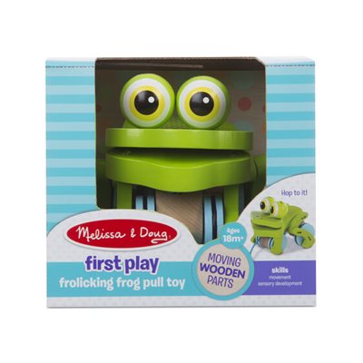 צעצוע משיכה - צפרדע מבית מליסה ודאג Melissa And Doug מליסה אנד דאג