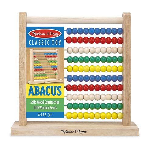חשבוניה מעץ איכותי מבית מליסה ודאג Melissa and Doug