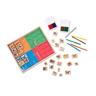 סט חותמות ענק דלוקס - חיות מבית מליסה ודאג Melissa And Doug